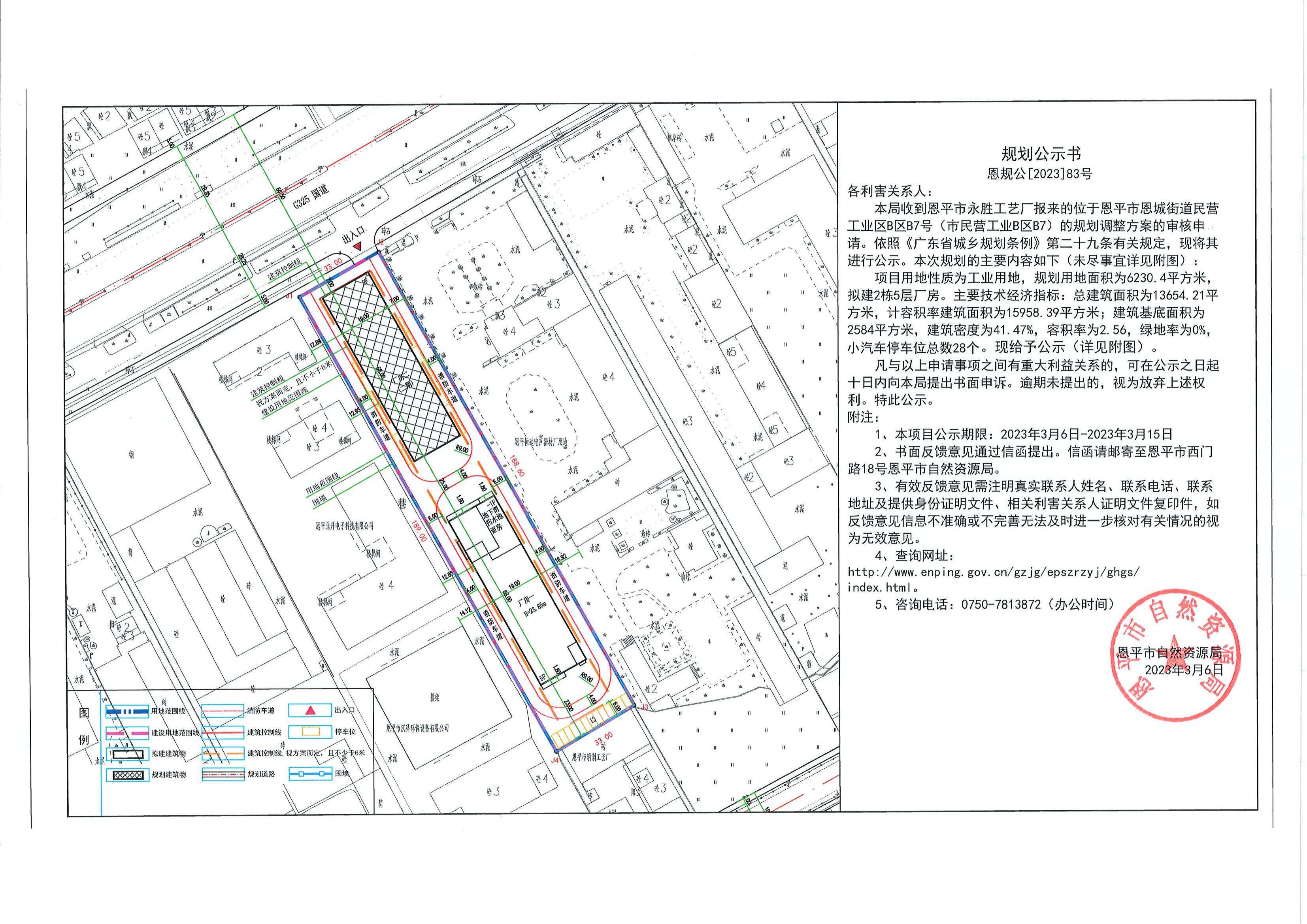 83.快猫
恩城街道民营工业区B区B7号（快猫
永胜工艺厂）的规划公示书_00.jpg