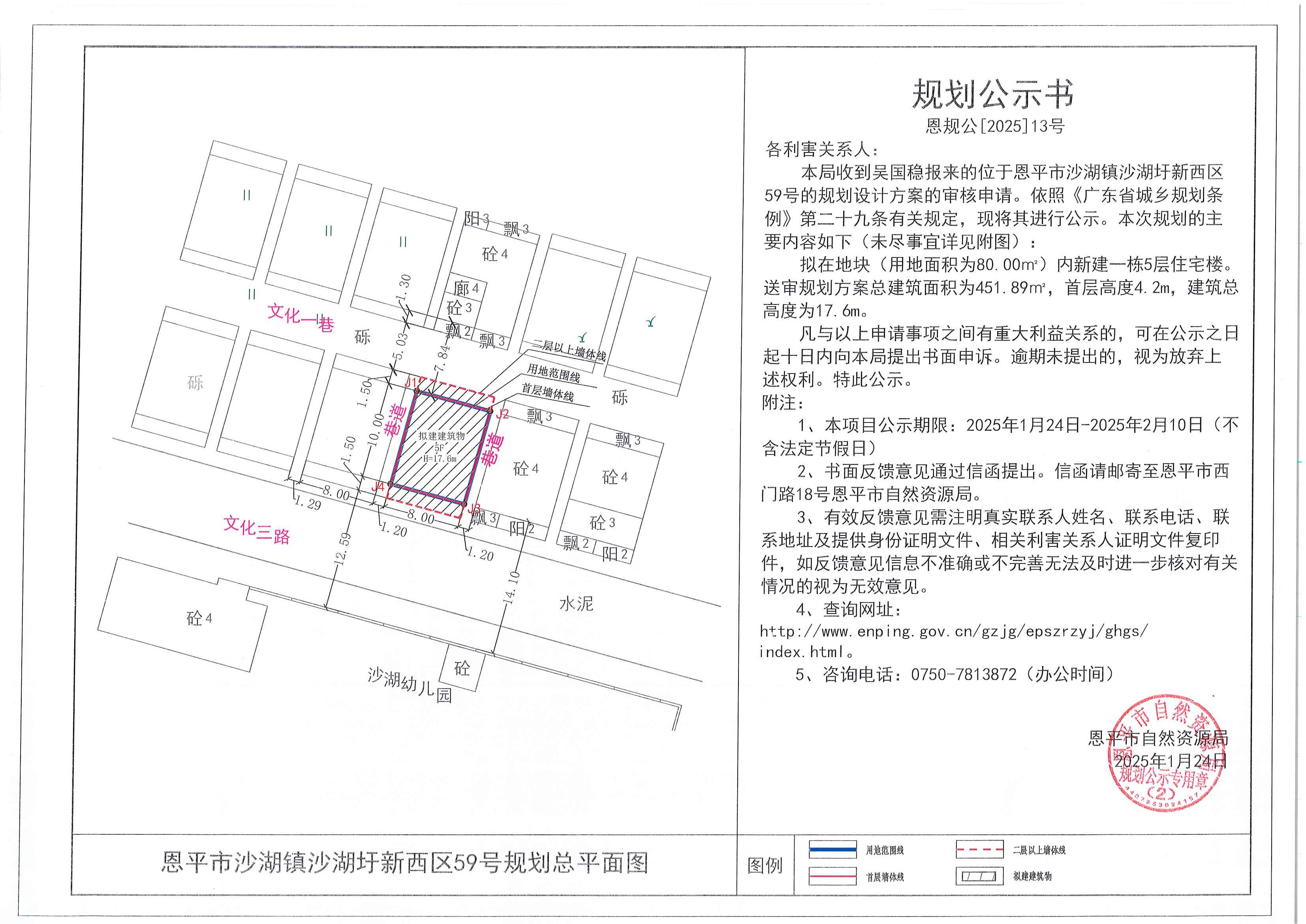 13.关于快猫
沙湖镇沙湖圩新西区59号（吴国稳）的规划公示书.jpg