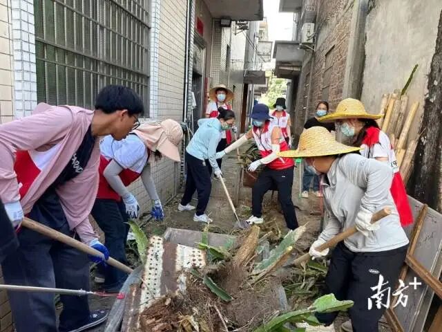 500余名返乡青年组建青年突击队。 通讯员 供图 图片